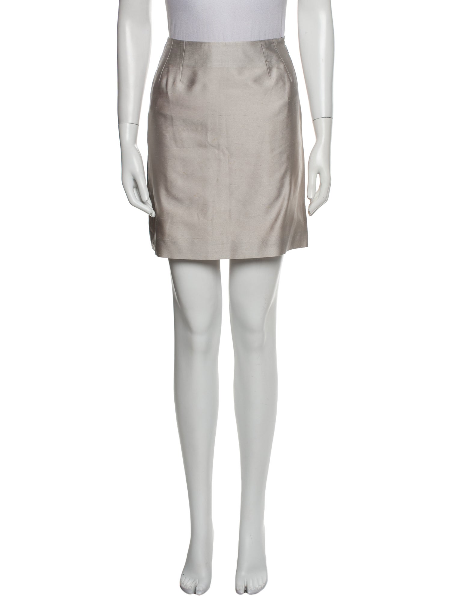 Alberta Ferretti Silk Mini Skirt