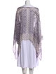 Alberta Ferretti Silk Printed Tunic