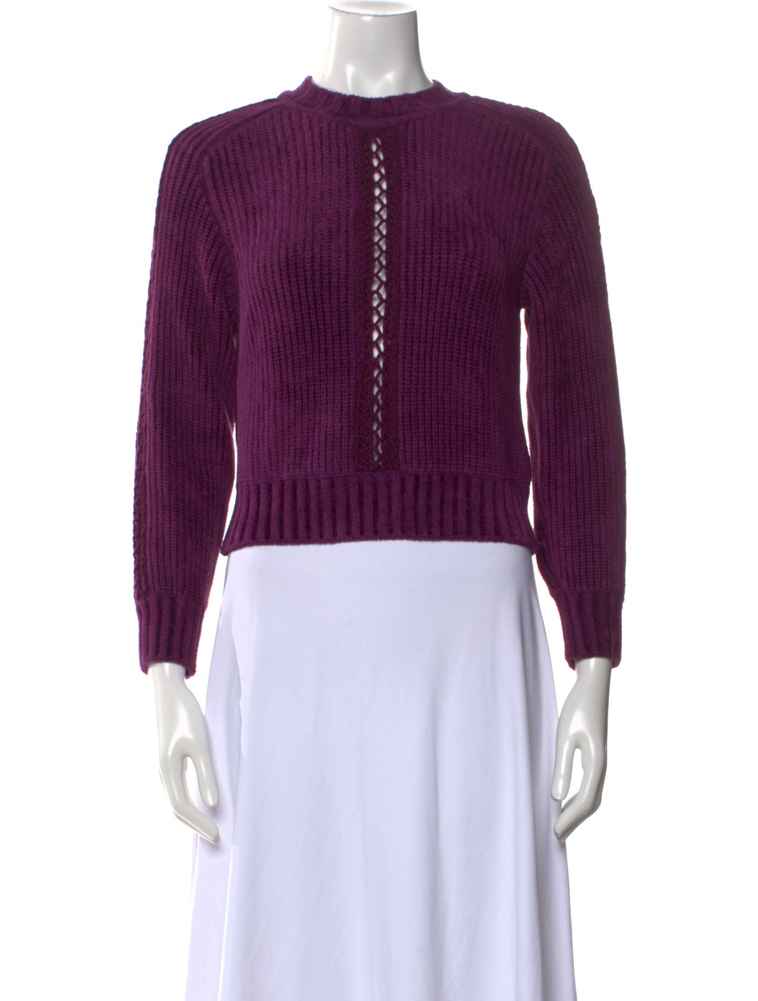 Alberta Ferretti Printed Crew Neck Sweater