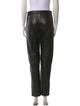 Alberta Ferretti Leather Skinny Leg Pants