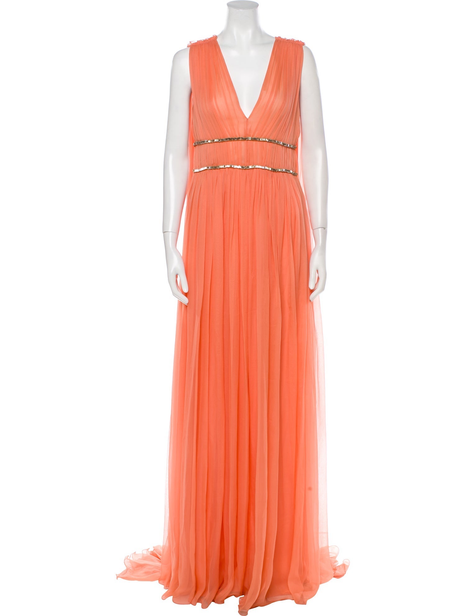 Alberta Ferretti Silk Long Dress