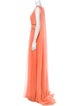 Alberta Ferretti Silk Long Dress