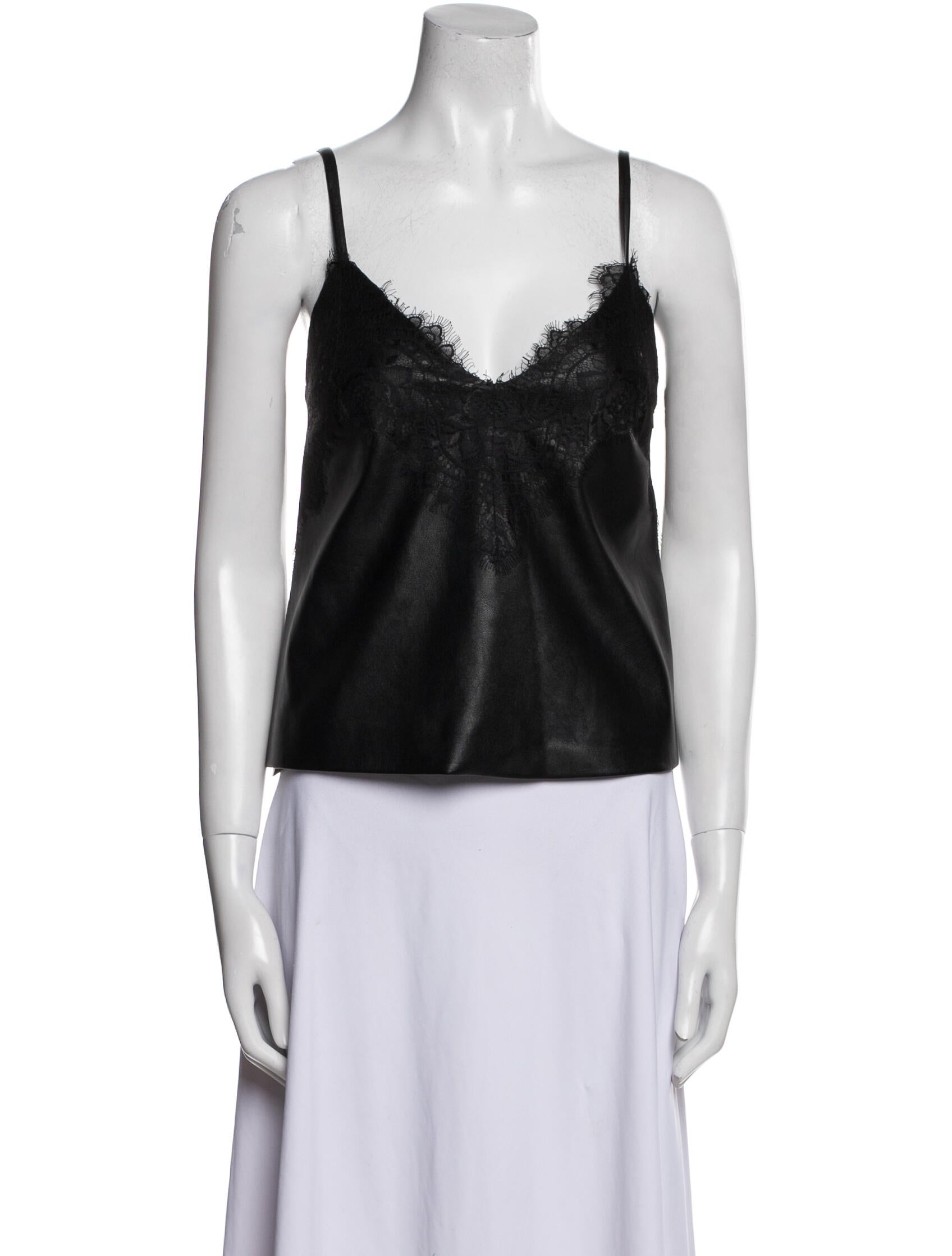 Alberta Ferretti V-Neck Sleeveless Top w/ Tags