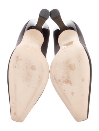 Alberta Ferretti Satin Pumps