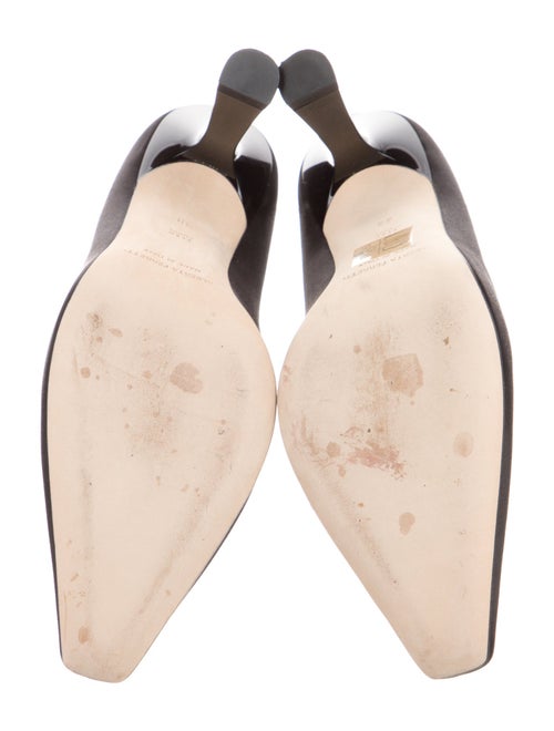 Alberta Ferretti Satin Pumps