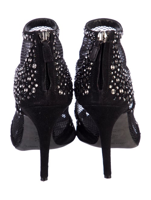 Alberta Ferretti Suede Animal Print Sandals