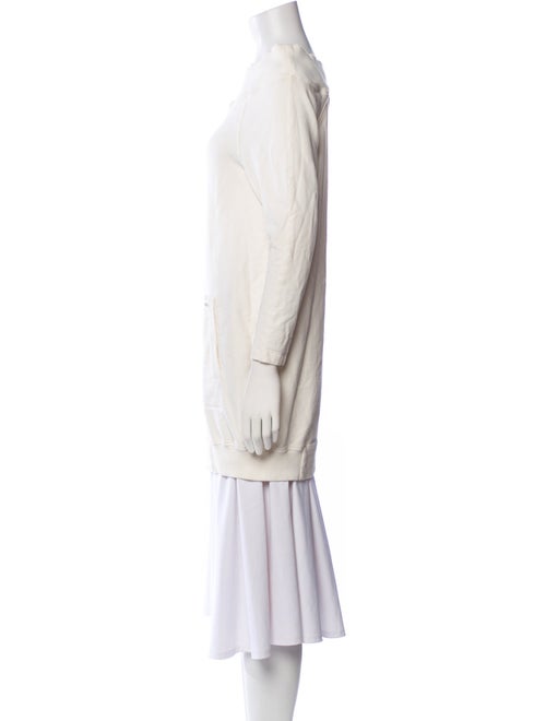 Alberta Ferretti Bateau Neckline Long Sleeve Tunic