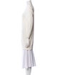 Alberta Ferretti Bateau Neckline Long Sleeve Tunic