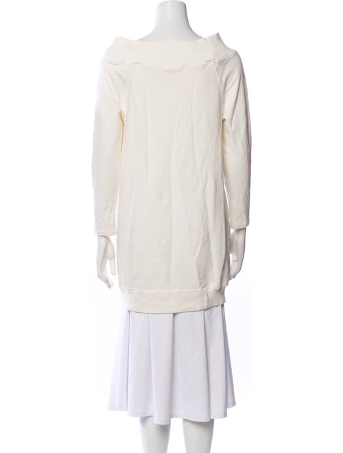Alberta Ferretti Bateau Neckline Long Sleeve Tunic