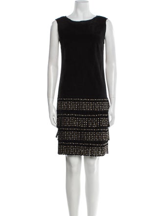 Alberta Ferretti Wool Mini Dress