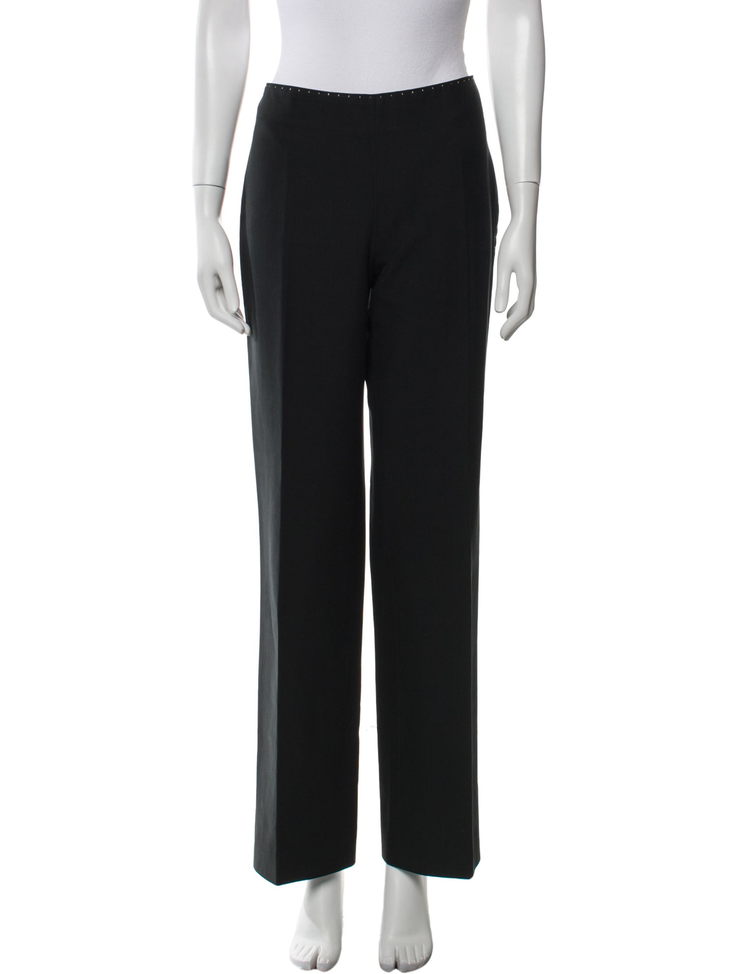 Alberta Ferretti Straight Leg Pants