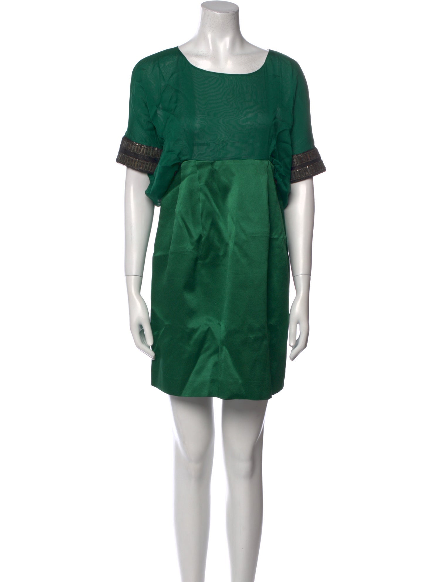 Alberta Ferretti Silk Mini Dress