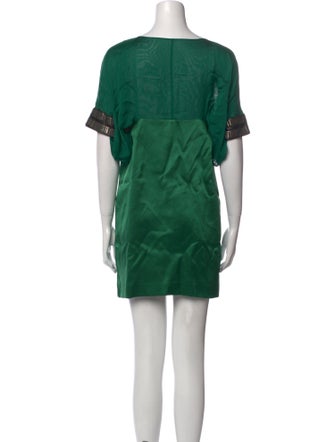 Alberta Ferretti Silk Mini Dress