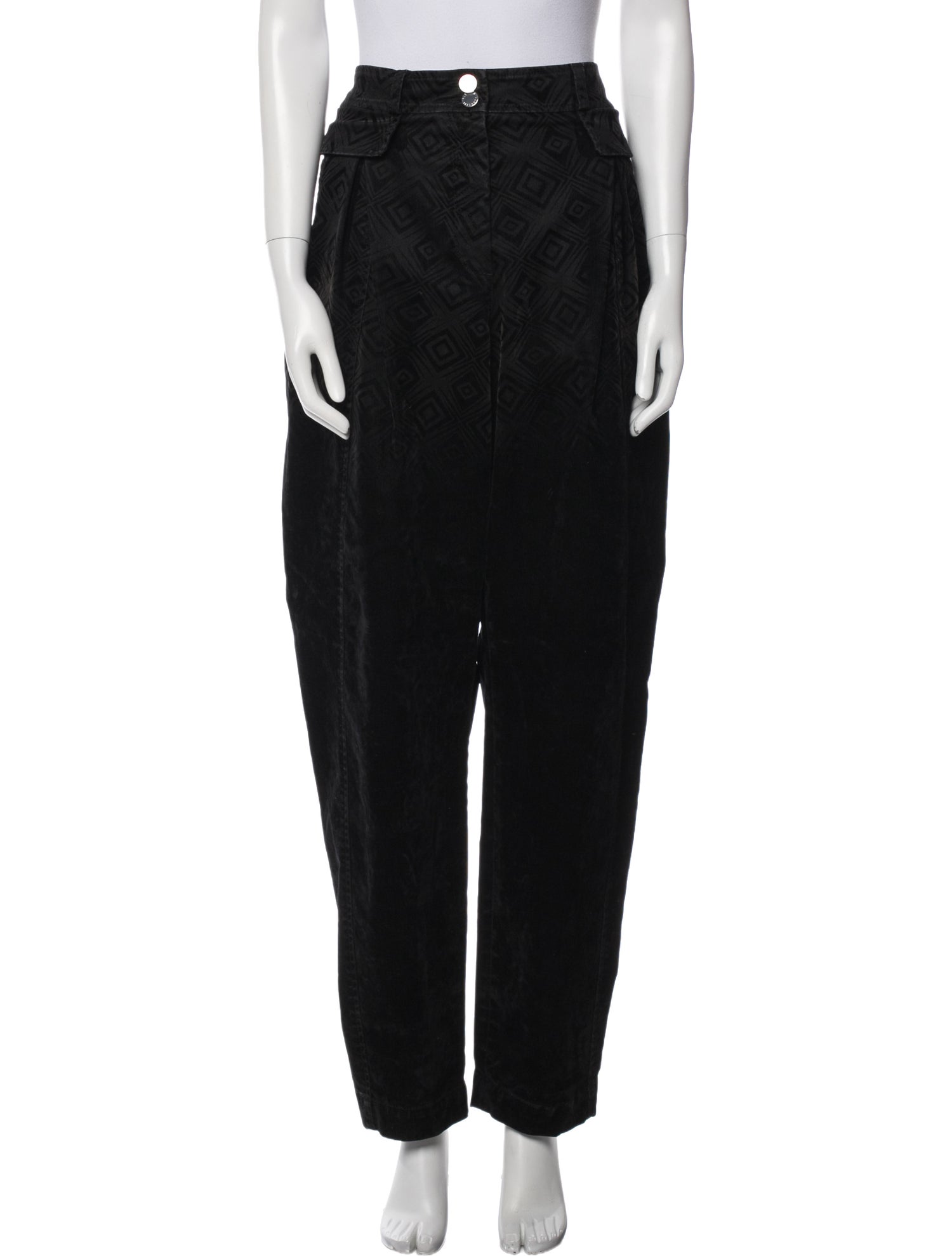Alberta Ferretti Straight Leg Pants