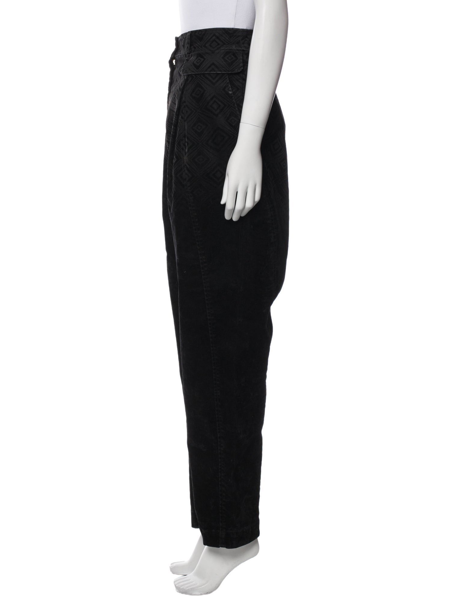 Alberta Ferretti Straight Leg Pants