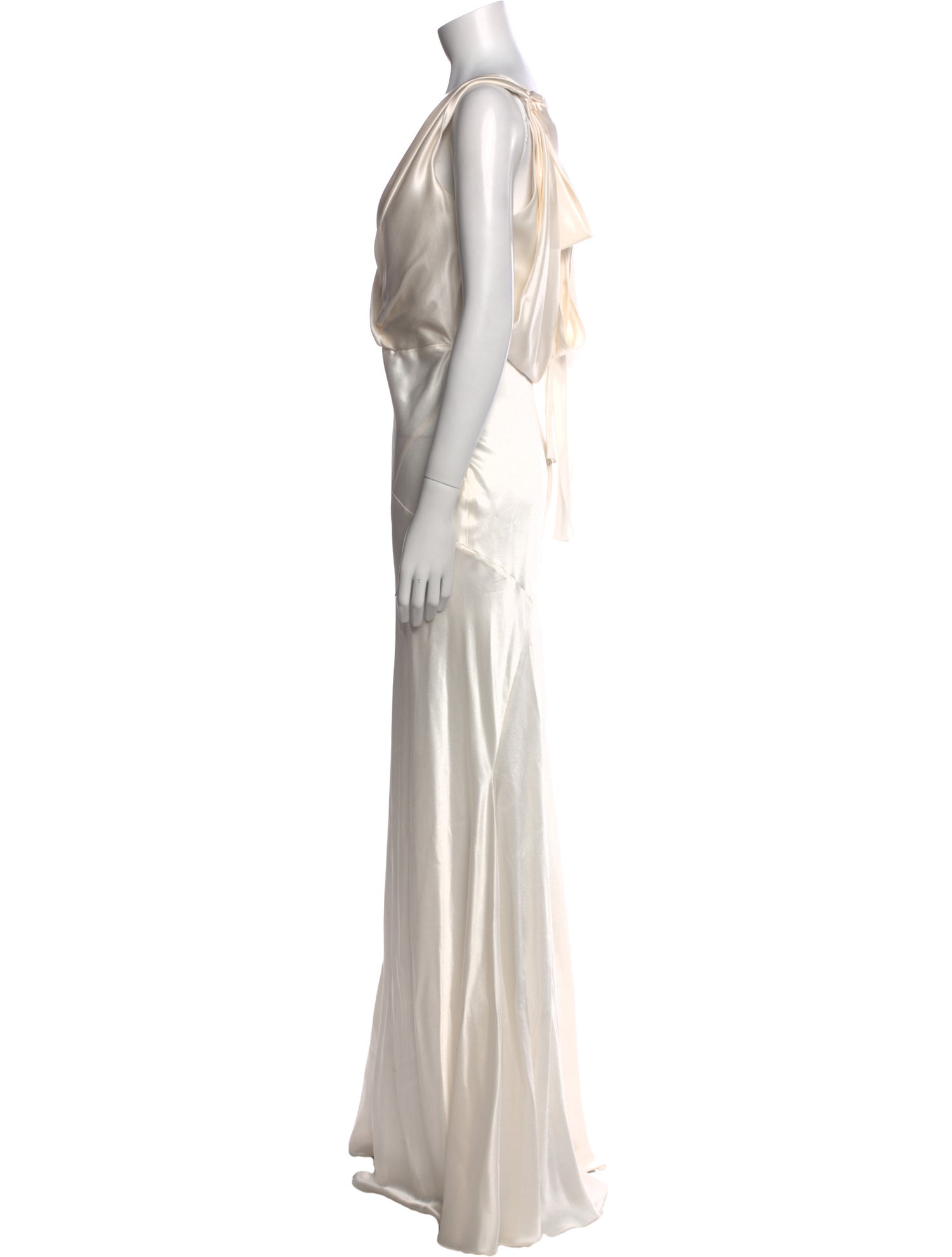 Alberta Ferretti Silk Long Dress