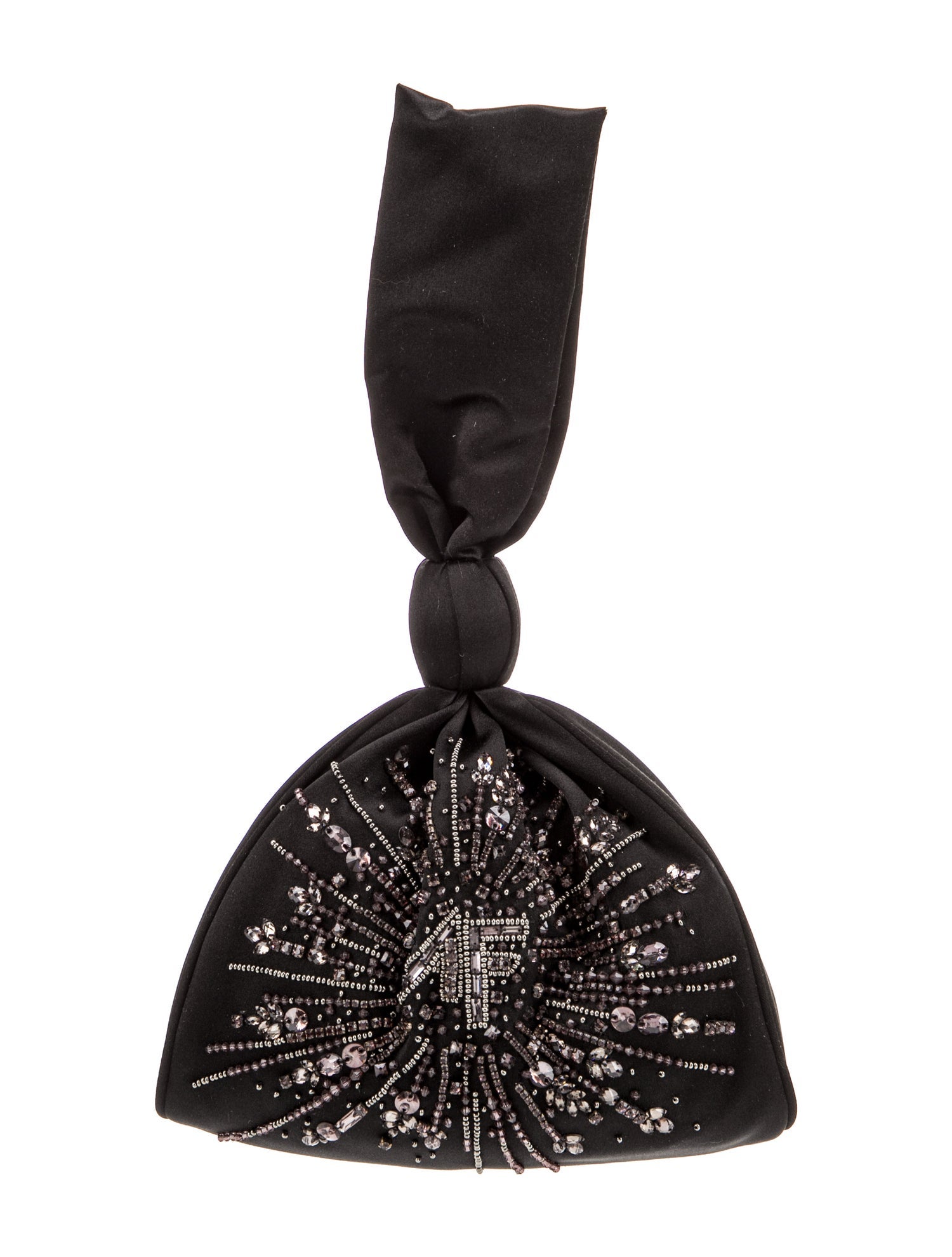 Alberta Ferretti Satin Evening Bag w/ Tags