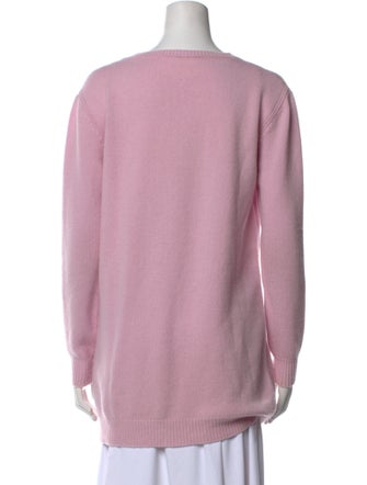 Alberta Ferretti Virgin Wool Graphic Print Sweater