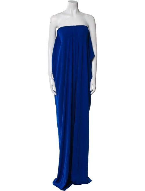 Alberta Ferretti Strapless Jumpsuit