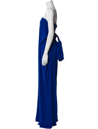 Alberta Ferretti Strapless Jumpsuit