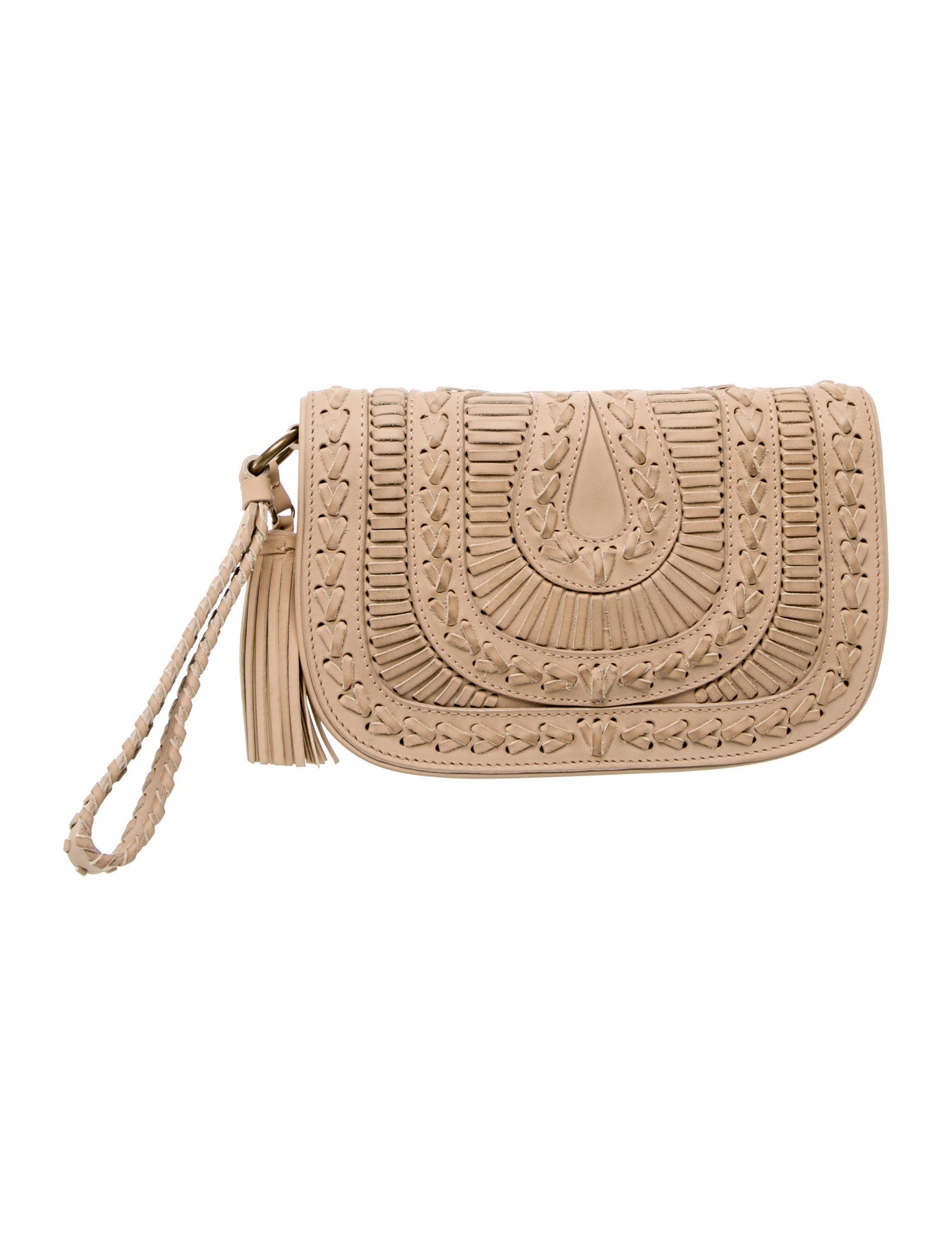 Alberta Ferretti Leather Clutch
