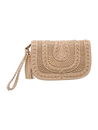 Alberta Ferretti Leather Clutch