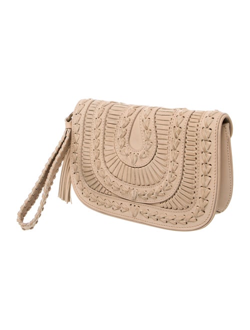 Alberta Ferretti Leather Clutch