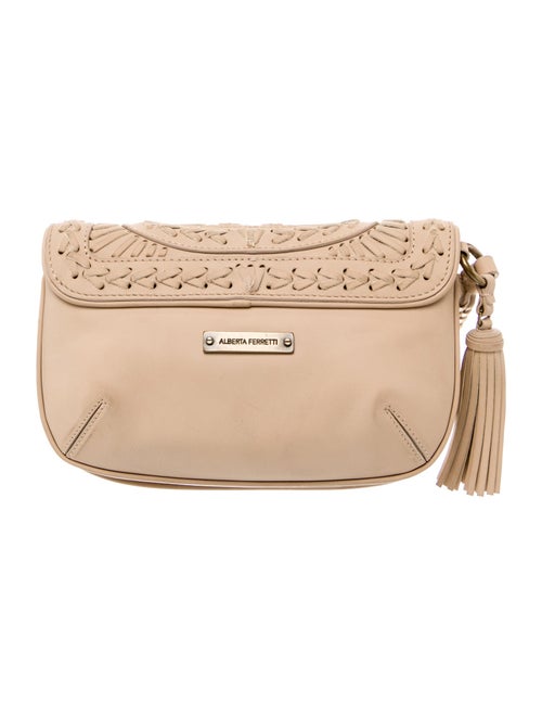 Alberta Ferretti Leather Clutch
