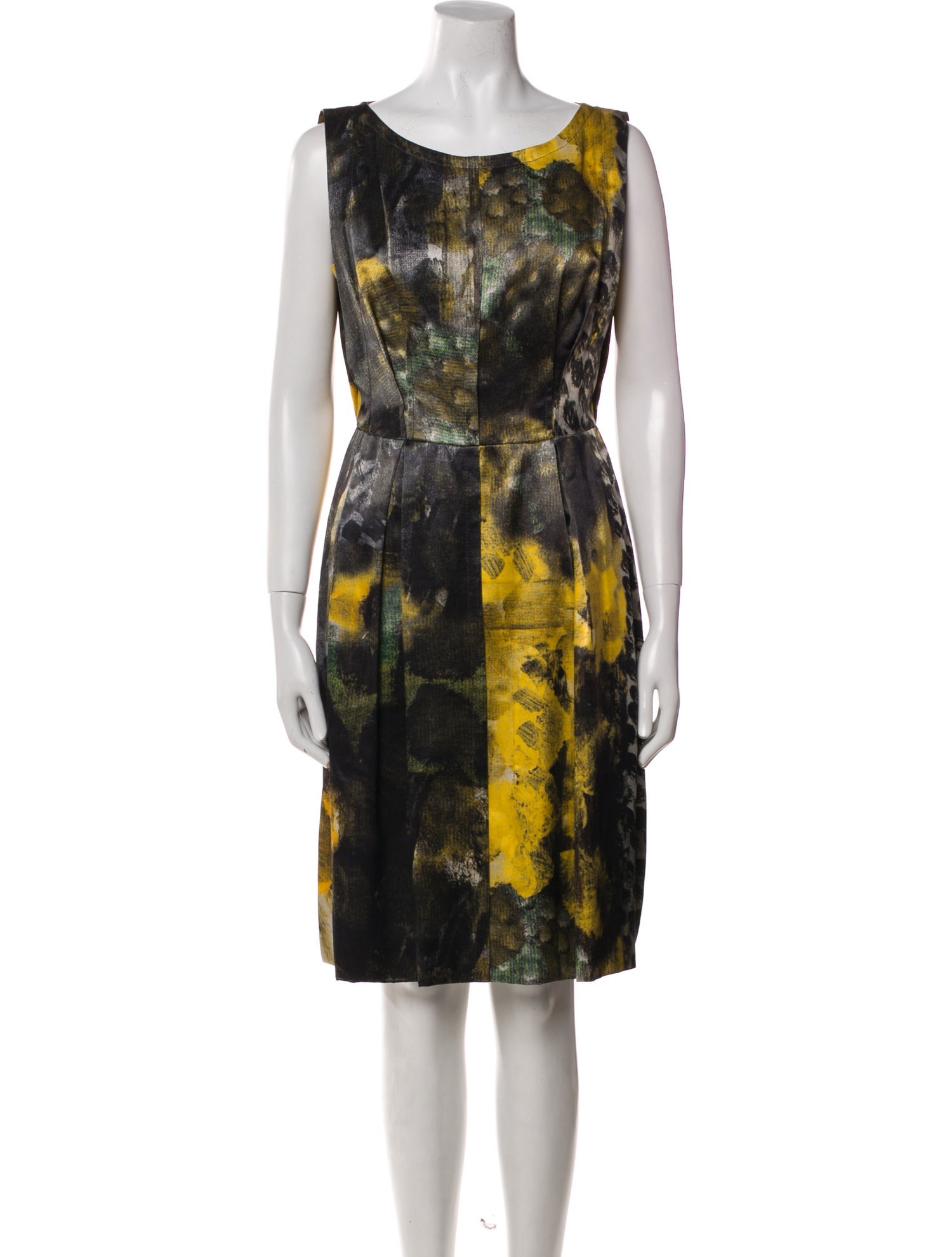 Alberta Ferretti Printed Knee-Length Dress