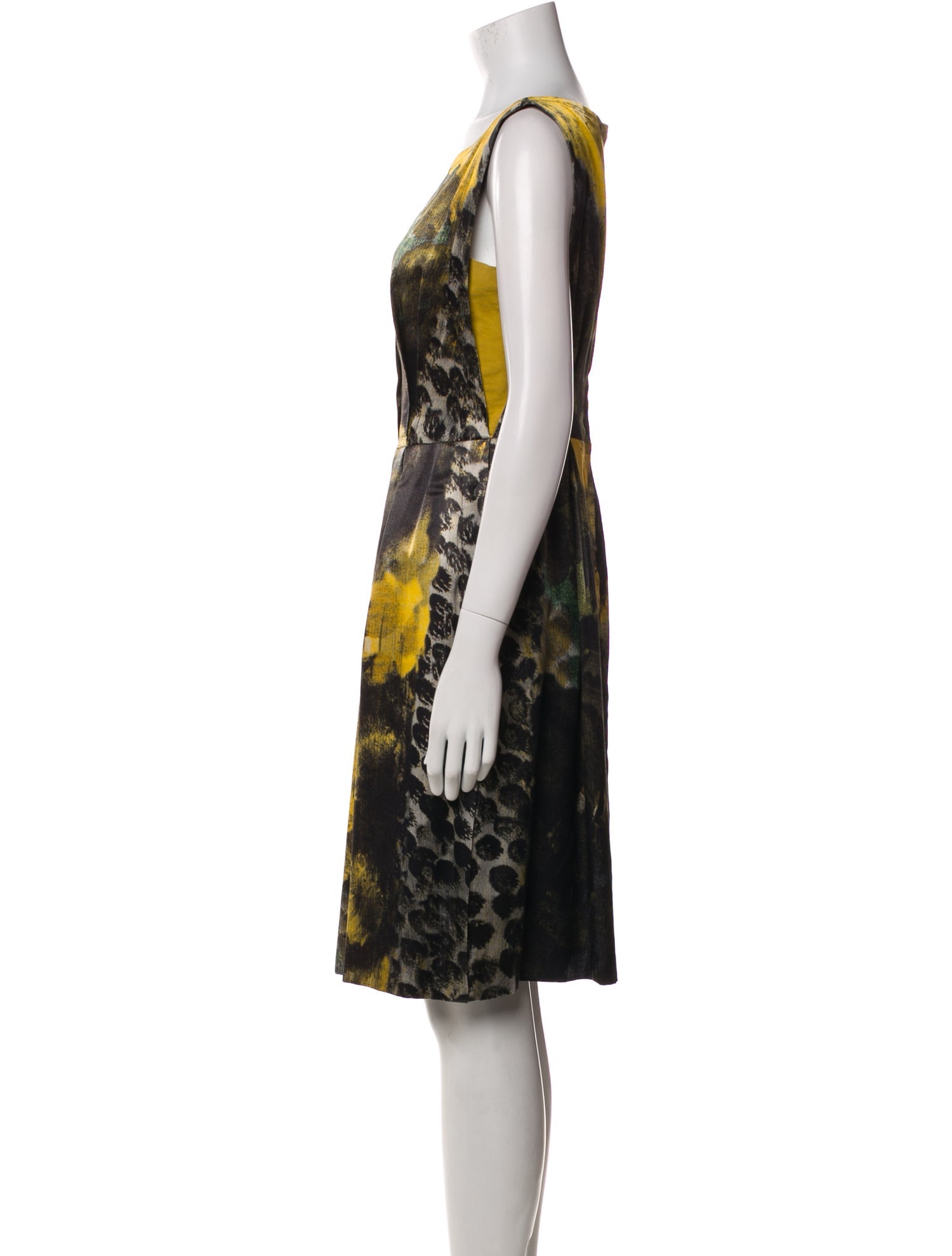 Alberta Ferretti Printed Knee-Length Dress