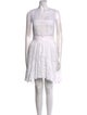 Alberta Ferretti Crew Neck Knee-Length Dress