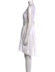 Alberta Ferretti Crew Neck Knee-Length Dress