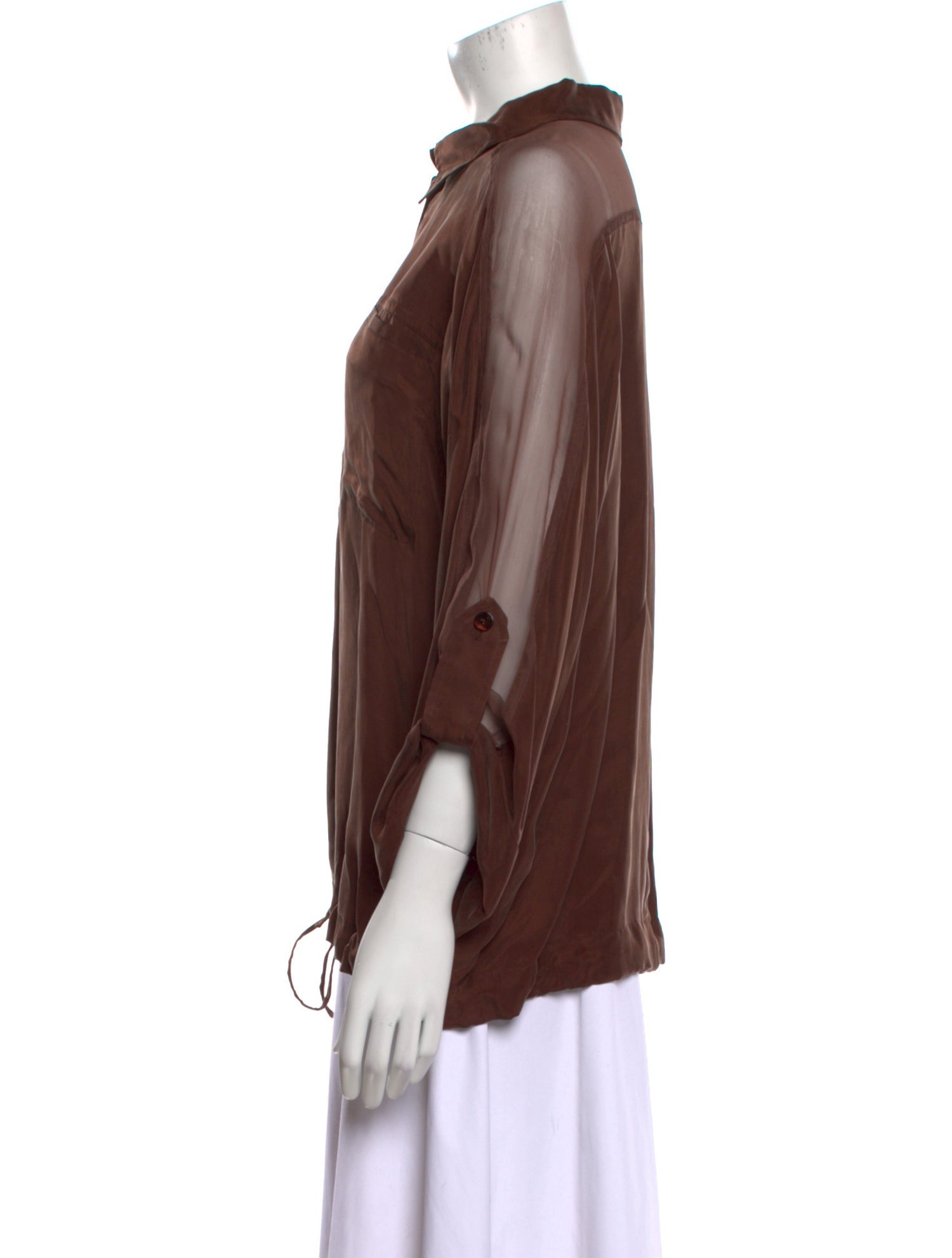 Alberta Ferretti Three-Quarter Sleeve Blouse