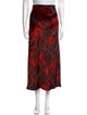 Alberta Ferretti Printed Midi Length Skirt