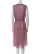 Alberta Ferretti Silk Midi Length Dress