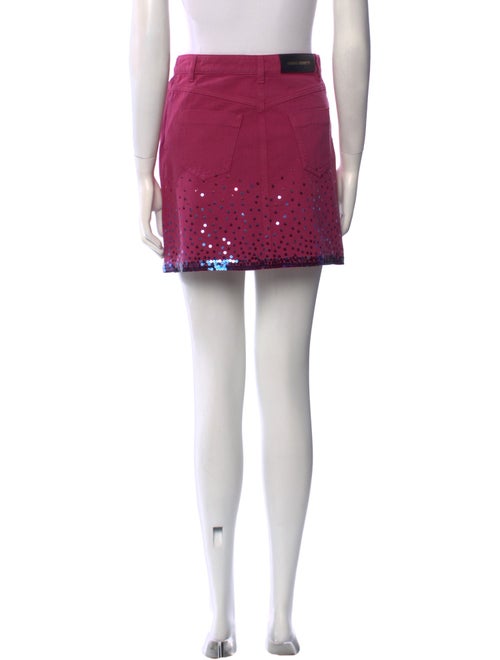 Alberta Ferretti Sequin Embellishments Mini Skirt
