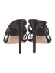 Alberta Ferretti Satin Sandals
