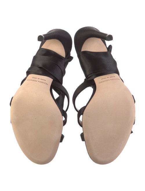 Alberta Ferretti Satin Sandals