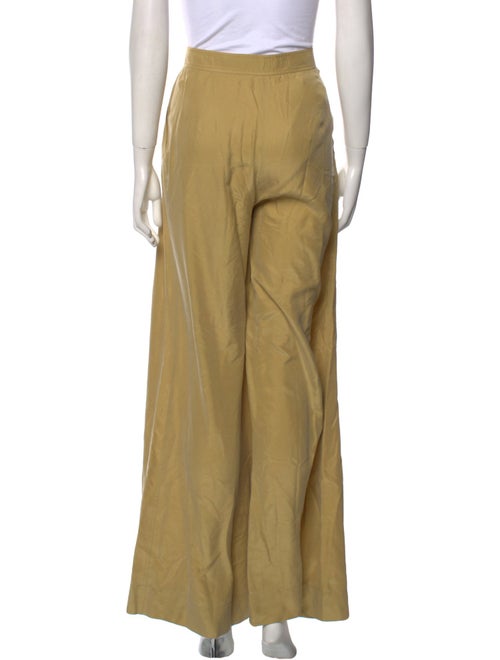 Alberta Ferretti Silk Wide Leg Pants