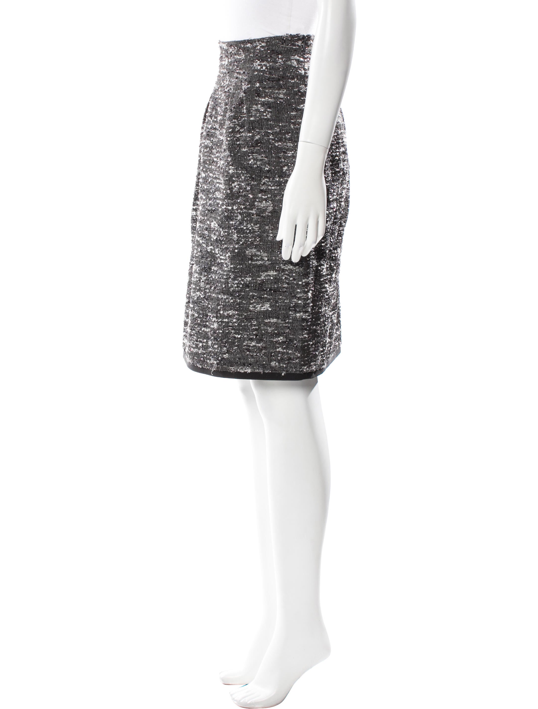 Alberta Ferretti Printed Knee-Length Skirt