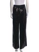 Alberta Ferretti Colorblock Pattern Wide Leg Pants