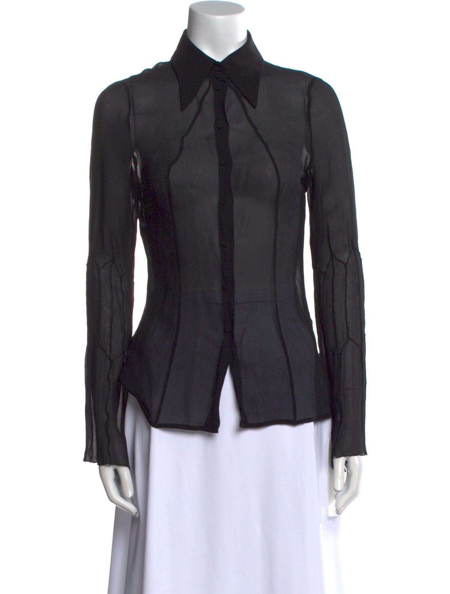 Alberta Ferretti Long Sleeve Blouse