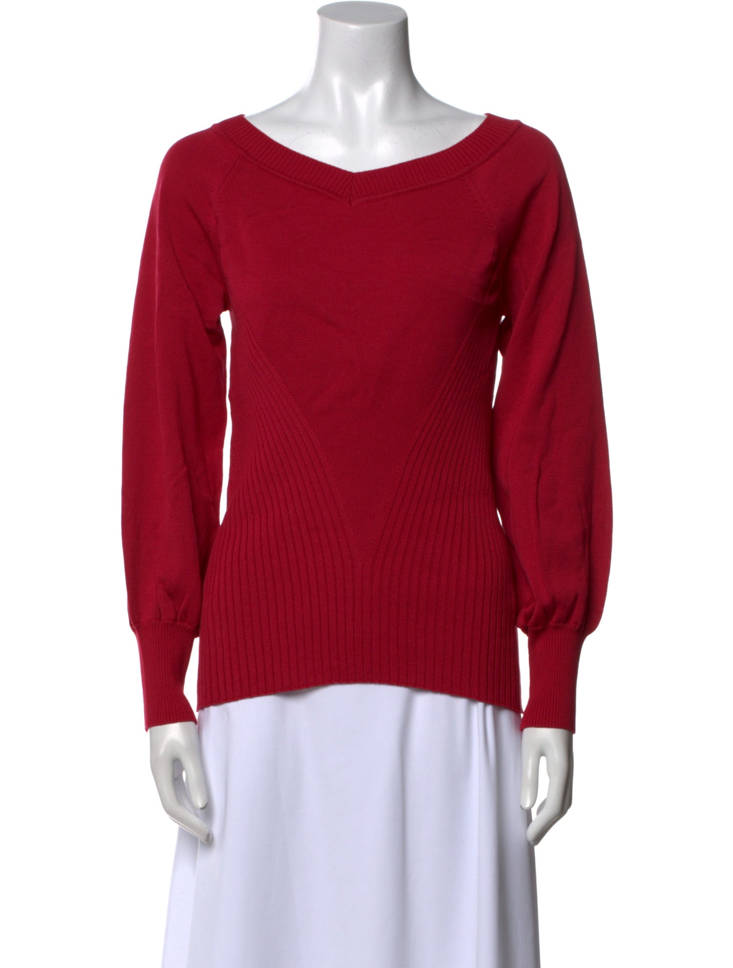 Alberta Ferretti Bateau Neckline Sweater