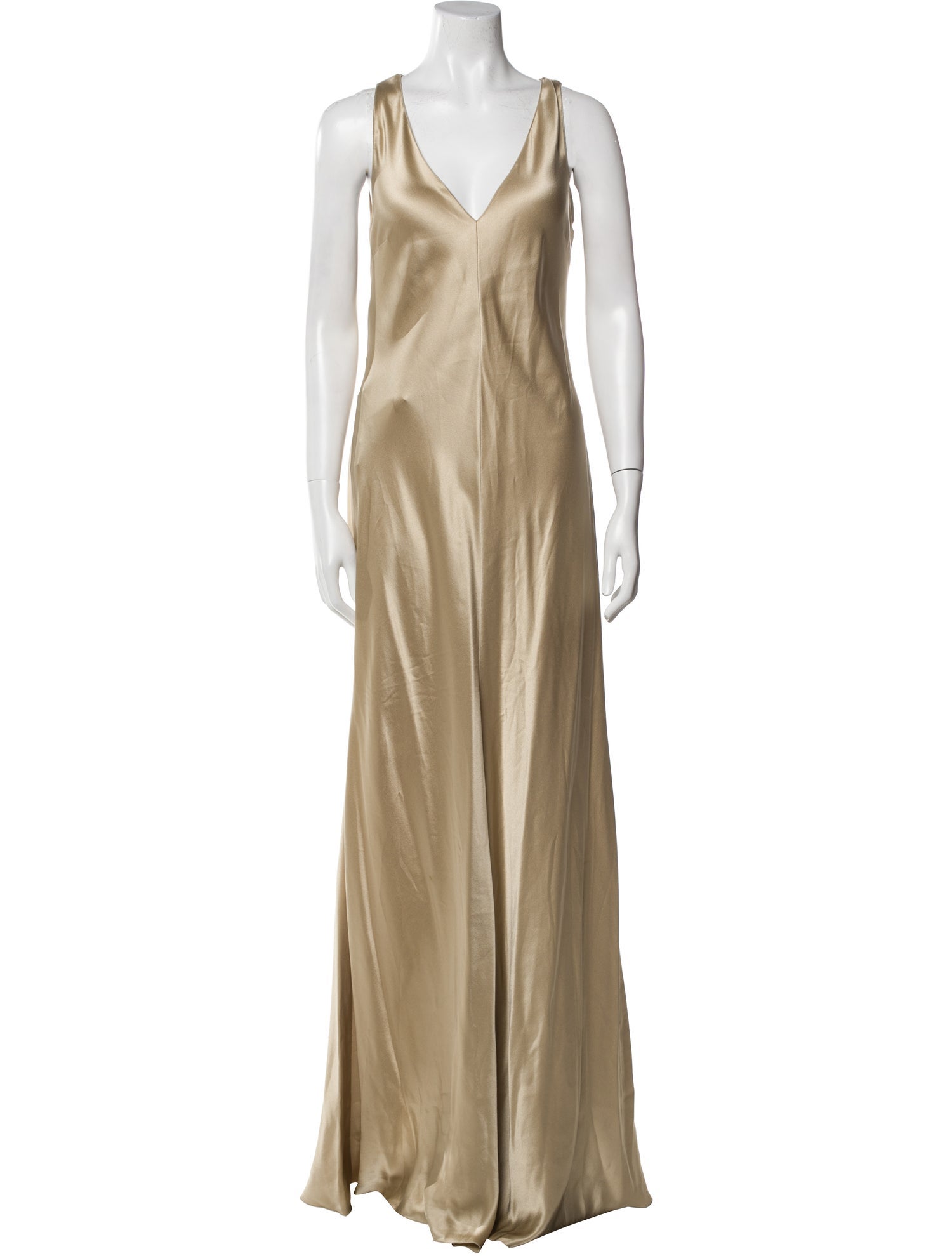 Alberta Ferretti Silk Long Dress
