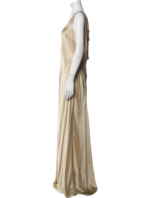Alberta Ferretti Silk Long Dress