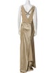 Alberta Ferretti Silk Long Dress