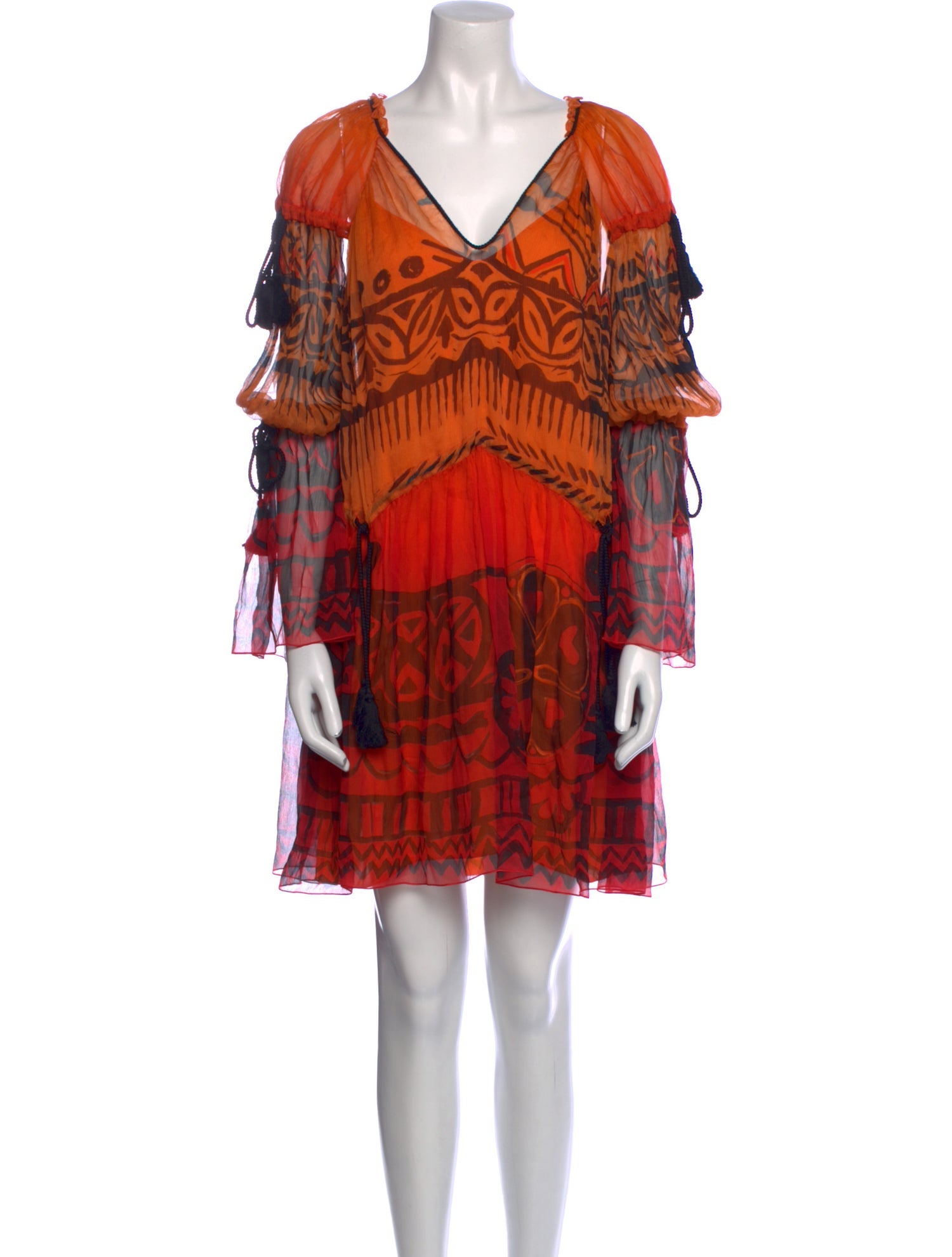 Alberta Ferretti Silk Mini Dress