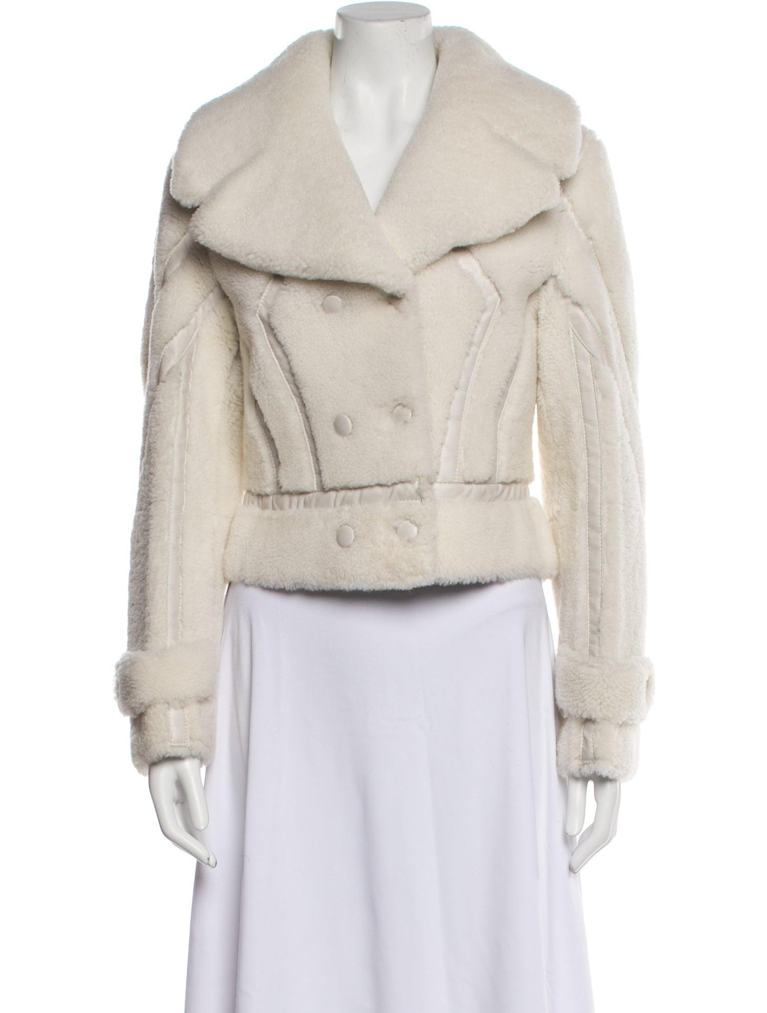 Alberta Ferretti Lamb Leather Biker Jacket