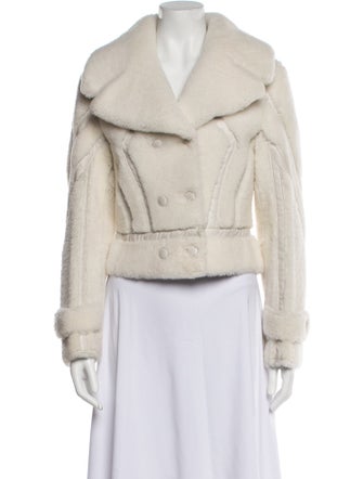 Alberta Ferretti Lamb Leather Biker Jacket