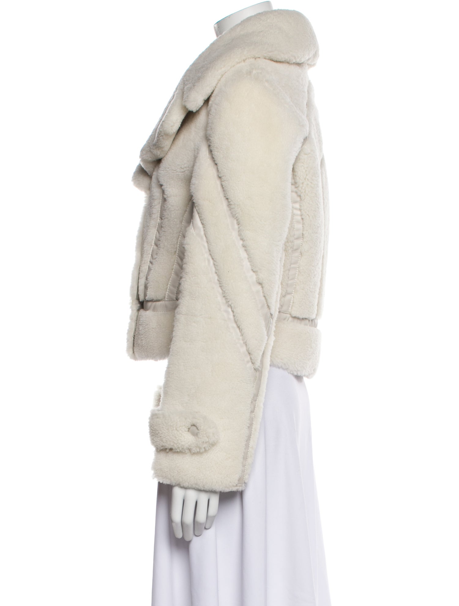 Alberta Ferretti Lamb Leather Biker Jacket